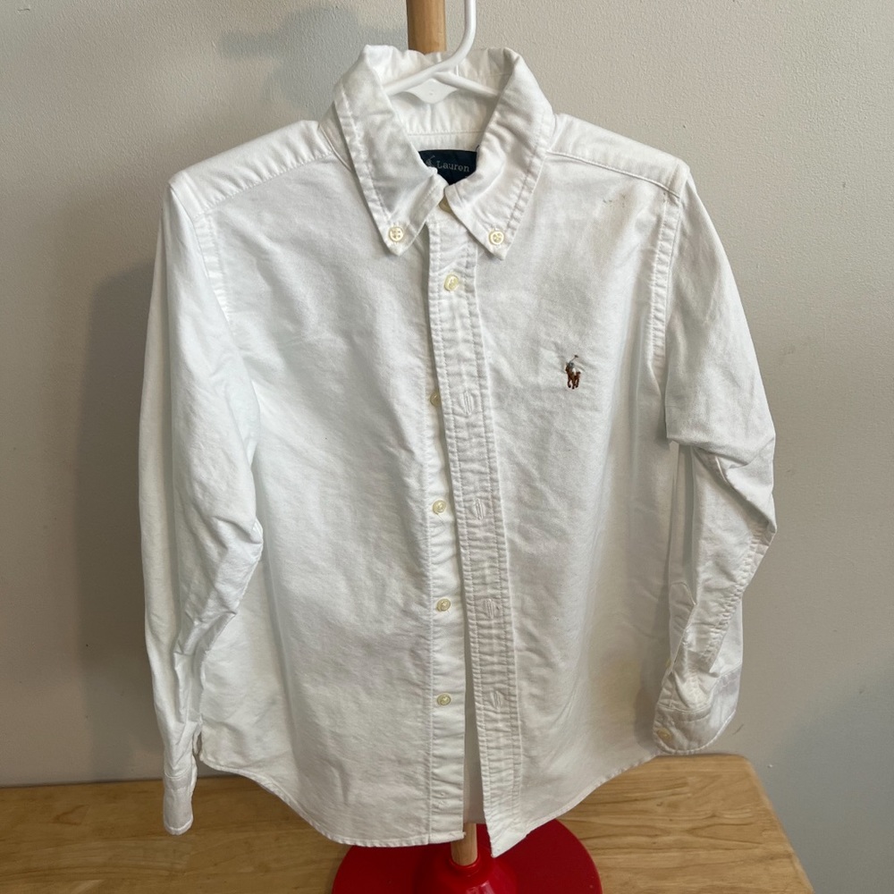 Ralph Lauren size 6 white Oxford